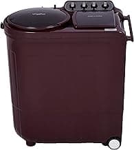 Whirlpool 8 Kg 5 Star Semi-Automatic Top Loading Washing Machine (ACE 8.0 TURBO DRY, Wine Dazzle)