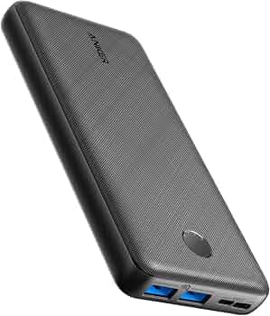 Anker Power Bank, PowerCore Essential with PowerIQ Technology for Fast Charging iPhone 14/14 Pro / 14 Pro Max/Samsung/Pixel/LG (20000 mAh)