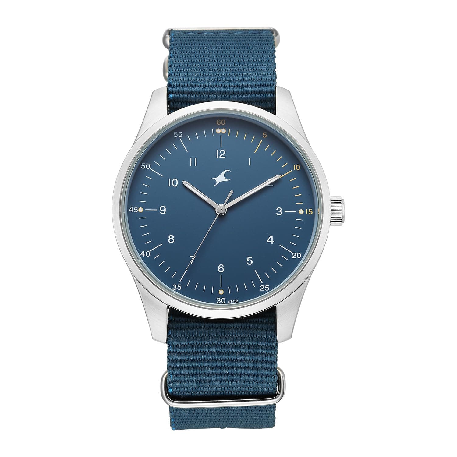 Fastrack Stunners XI with Quartz Analog Blue Dial Blue Nylon/NATO Strap Watch for Men - 38214SP01
