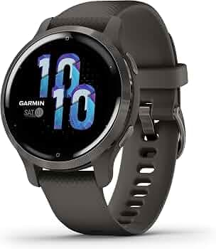 Garmin Venu 2S GPS Smartwatch with Amoled Display, Battery upto 11 Days, 24/7 HRV, Stress & Hydration Tracking, Advanced Strength Training, HIIT worko...