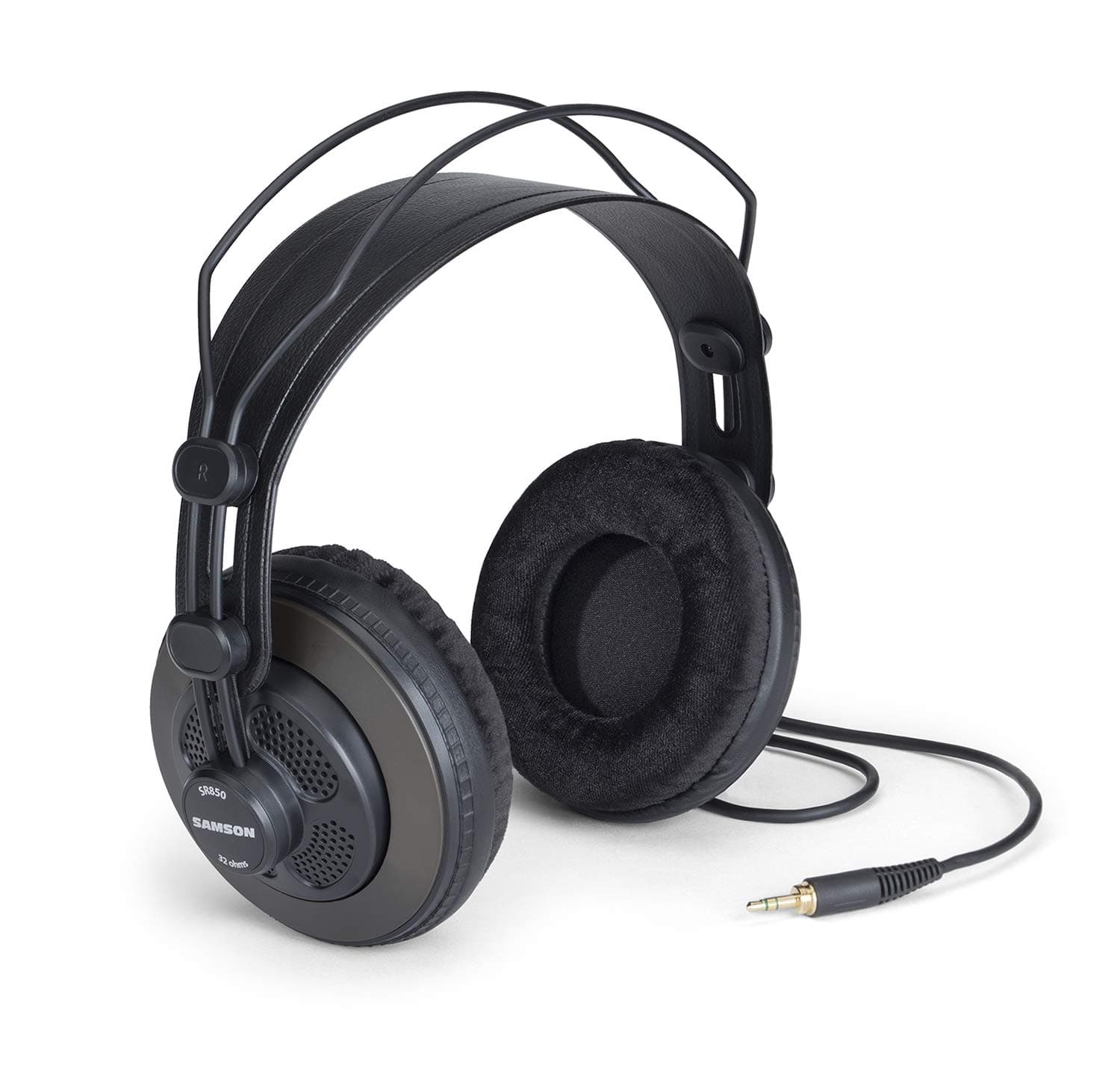 Samson SR850 Studio Wired Over Ear Headphones Without Mic (Black)