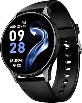 boAt Lunar Peak Smart Watch with 1.45" AMOLED Display, Advanced BT Calling, Always on Display, Cloud & Custom Watch Faces, in-Built Games, Stocks, SOS...