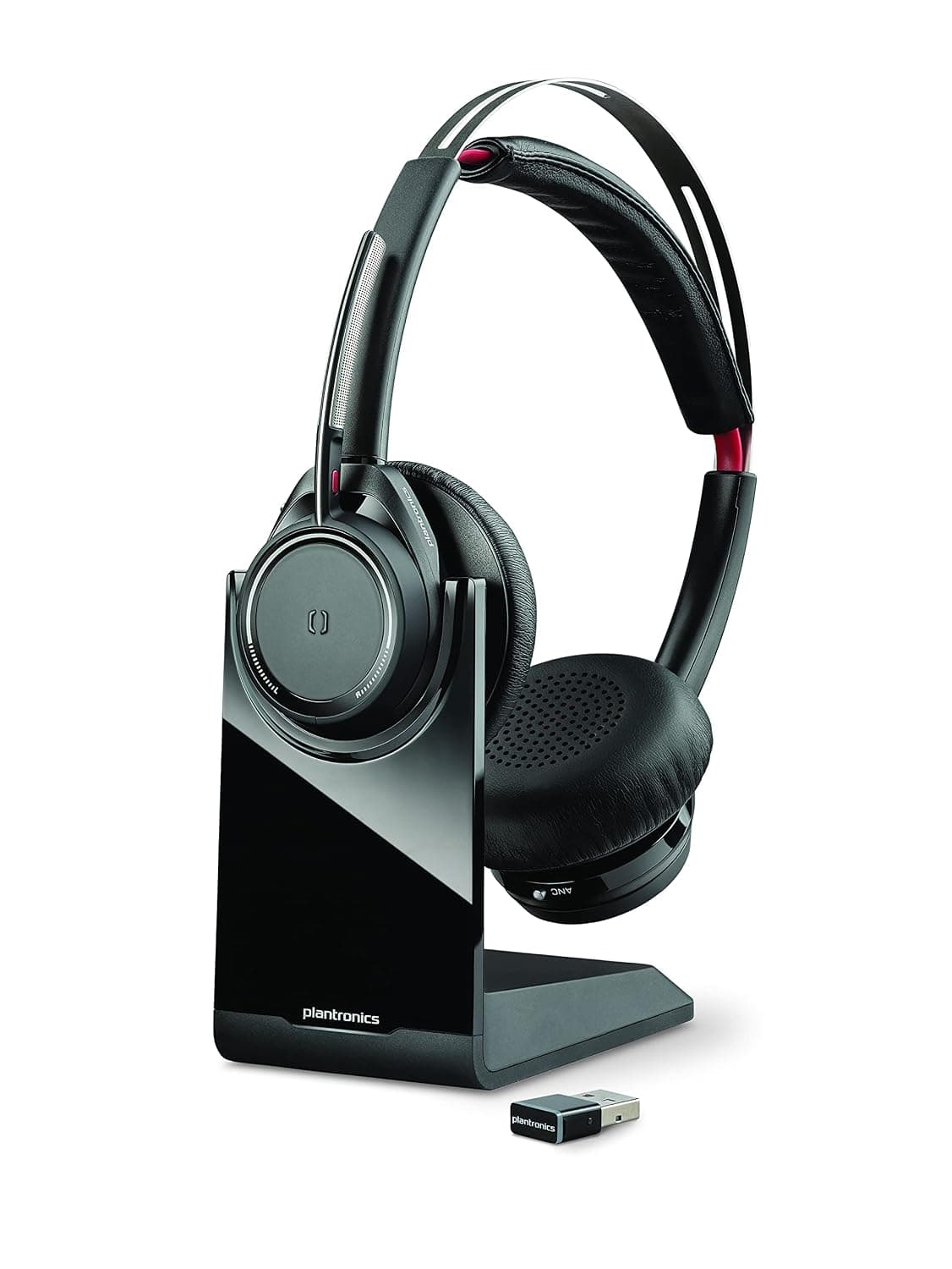 Plantronics B825-M Voyager Focus UC Wireless Bluetooth Headphones without Mic (Black) On-Ear