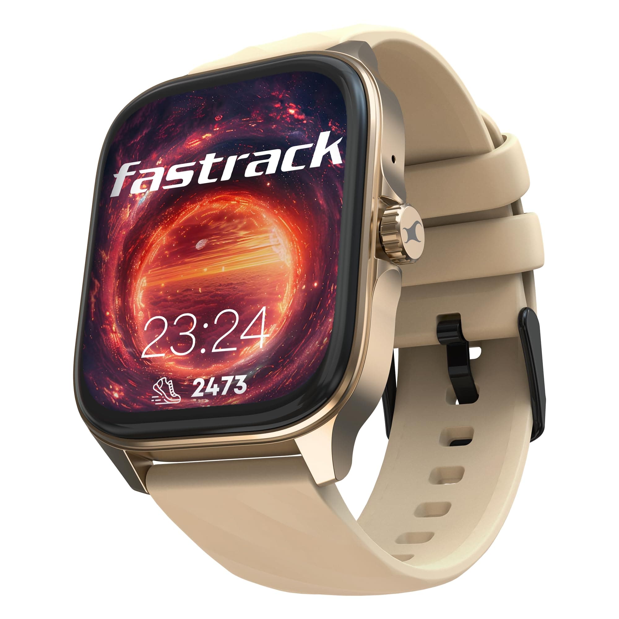 Fastrack Astor FS1 Pro Smart Watch, 1.97" AMOLED Display, Bluetooth Calling, 100+ Sports Modes, SpO2 & Heart Rate Monitoring, Women's Health, IP68, Up...