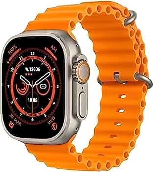 Oye Electro Premium S8 Ultra Smart Watch 4G Sim Card, AMOLED Display with Bluetooth Calling, and All Your Favorite Apps with Band (1 GB RAM + 16GB Mem...