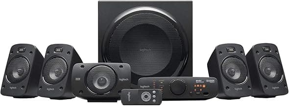 (Renewed) Logitech Z906 5.1 Channel Speaker System (Black)