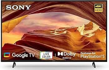 Sony Bravia 108 cm (43 inches) 4K Ultra HD Smart LED Google TV KD-43X75L (Black)