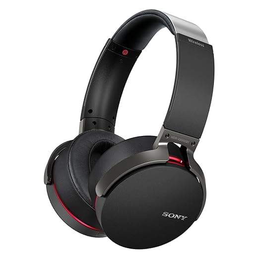 Sony MDR-XB950B1 On-Ear Wireless Premium Extra BASS Headphones (Black) On-Ear