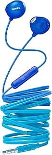 (Renewed) Philips SHE2305BL/00 Upbeat inear Earphone with Mic (Marine Blue)