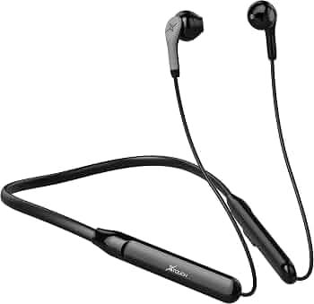 XTOUCH XT-Rhythm Neckband Having EXTRABASS Sound with Upto 20Hrs Playtime with Quick Charge & Bluetooth Version 5.1 with Mic with Pure Bass, Micro USB...