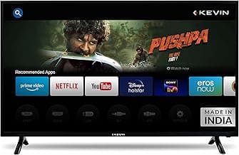 Kevin 100 cm (40 inches) HD Ready LED Smart TV KN40SCA (Black) (2021 Model)