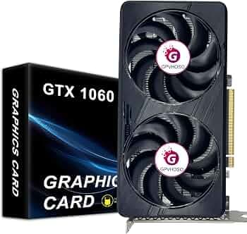 GeForce GTX 1060 6GB Computer Graphics Card, GDDR5 192bit 8K HDR VR Ready, Nvidia 1060 Video Cards for Gaming PC, Tarjeta Grfica Support Direct X12 PC...