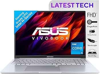 (Refurbished) ASUS Vivobook 16, Intel Core i5-12500H 12th Gen, 16" (40.64 cm) FHD+, Thin and Light Laptop (16GB/512GB/Win11/Office 2021/Silver/1.8 kg)...