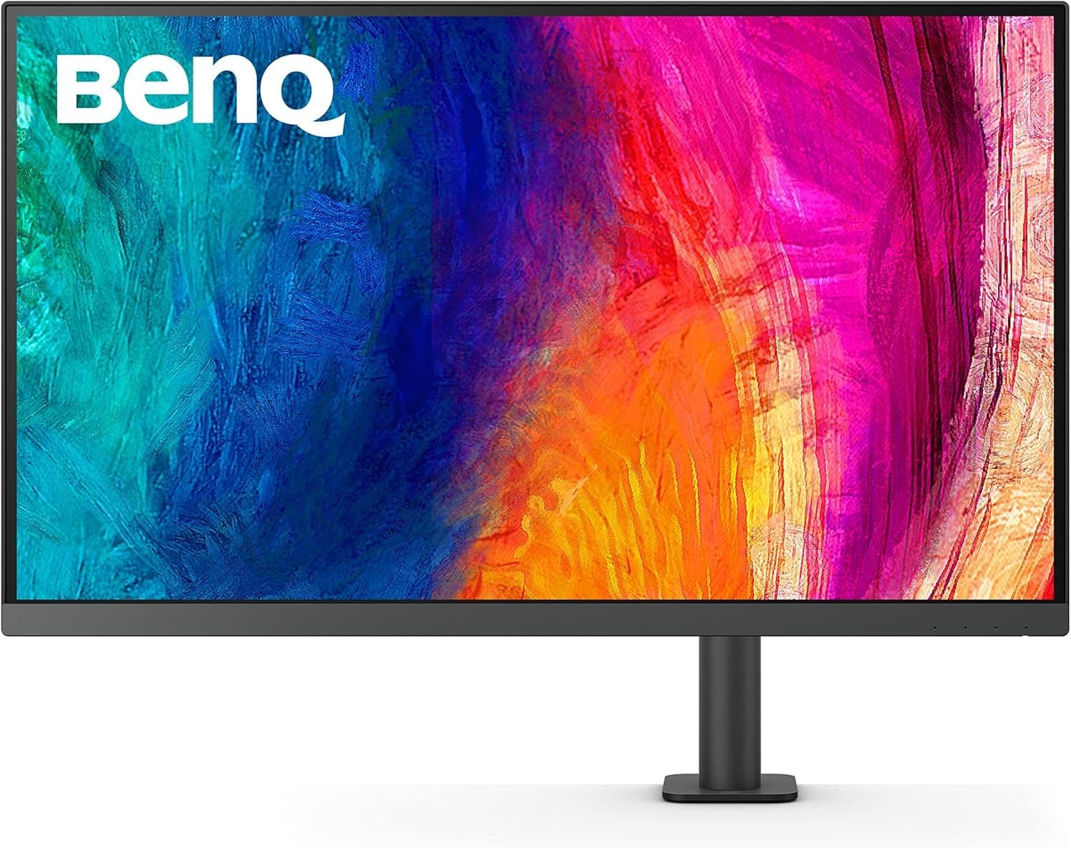BenQ PD3205UA 32-inch Ergo Arm 4K Monitor, UHD, sRGB, Rec.709, HDR10, IPS, AQCOLOR Technology, USB-C