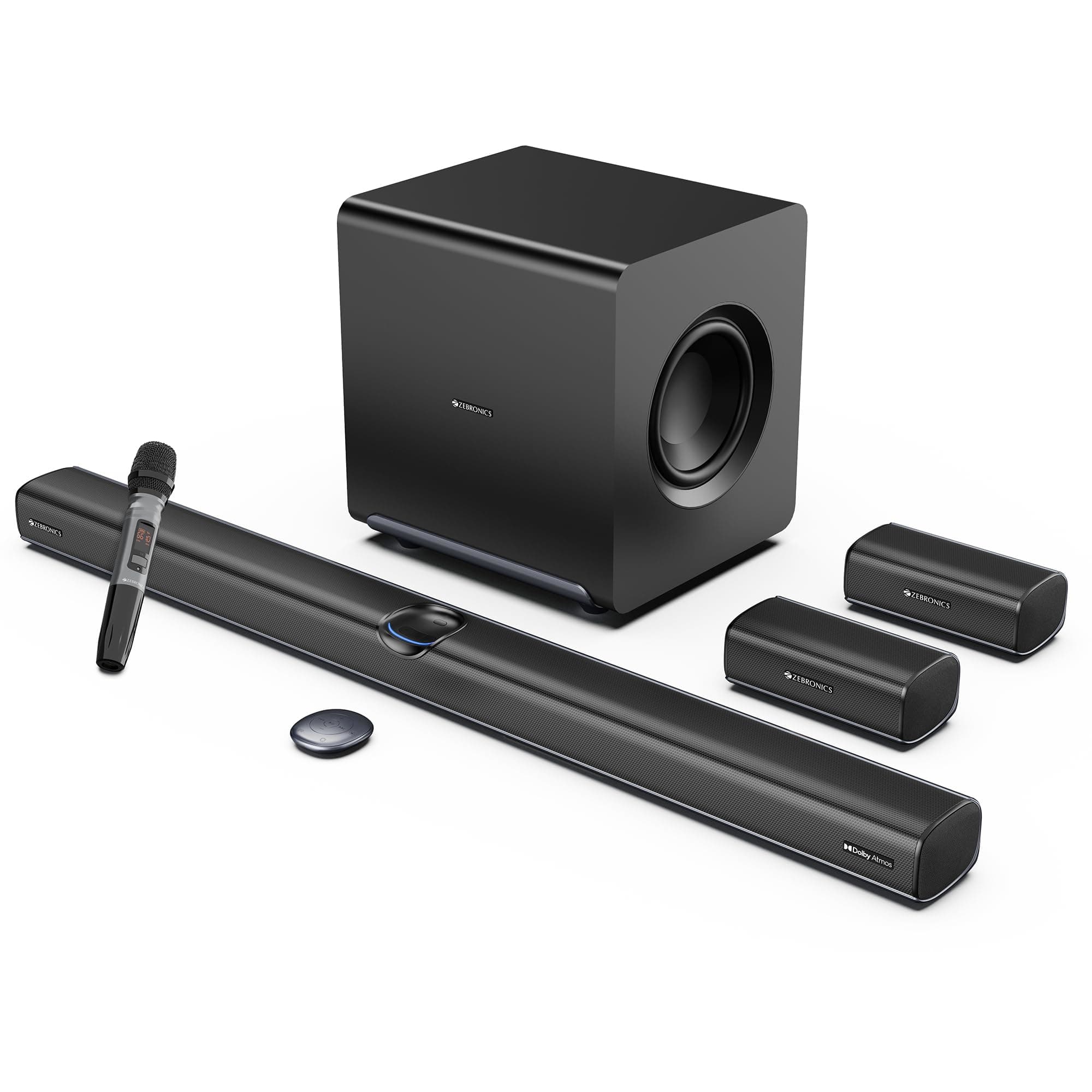 ZEBRONICS Juke Bar 11000 Soundbar, 1610W RMS, 11.2.4 Ch, Dolby Atmos, DTS:X