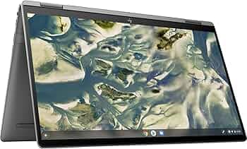 (Renewed) HP Chromebook x360 11th Gen Intel Core i3 14-inch (35.6 cms) FHD Touchscreen Laptop(8GB/256GB SSD/B&O Audio/Fingerprint Reader/Chrome OS/Mineral Silver/1.52 kg), 14c-cc0009TU