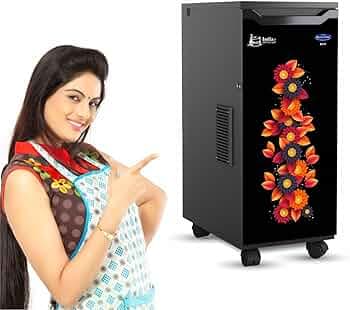 Lucky Mycrofine Eco Orange Flower 5 KG Capacity Atta Chakki, Flour Mill Fully Automatic Domestic Ghar Ghanti for Grinding Masala and Grains, with Stan...