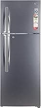 LG 284L 3 Star Frost-Free Smart Inverter Double Door Refrigerator (GL-T302RDSX, Dazzle Steel, Convertible with Door Colling+)