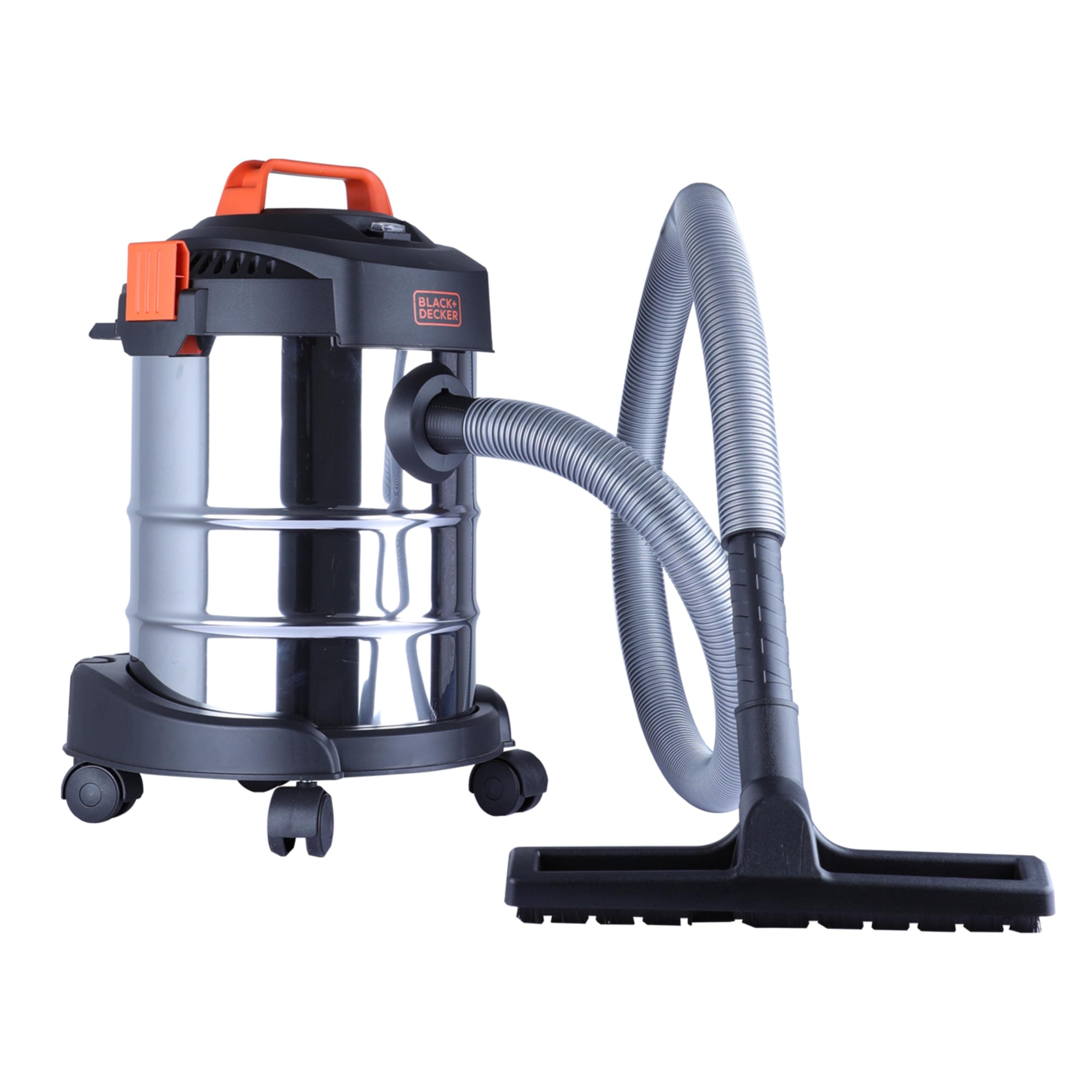 BLACK+DECKER BDWDS12-IN Corded Wet & Dry Vacuum Cleaner with Cannister Body, 12L Capacity, 1000 W, Powerful Suction, 5m Cable, Sponge Filter, Compact ...
