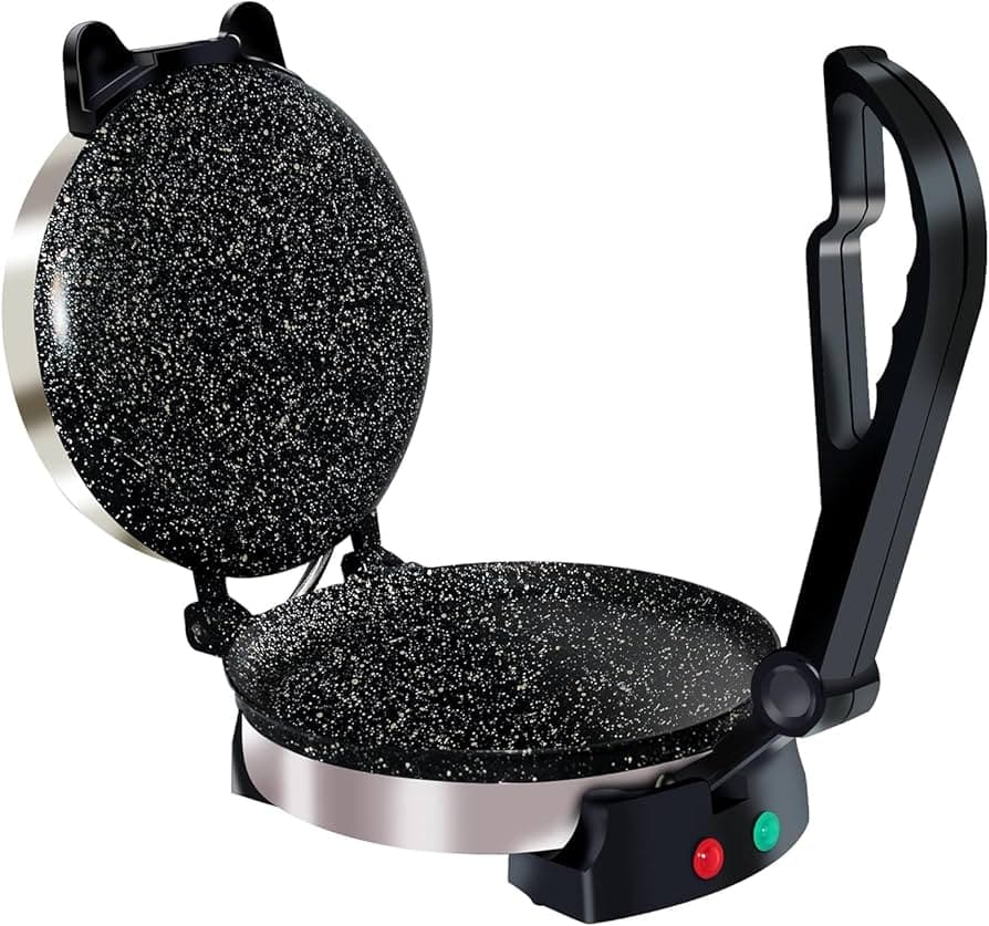 ElectroSky Multi Maker 950W Electric Automatic | Complete Roti/Chapati/Khakra Maker for Home | Super smooth Non-Stick Coating | Cool Touch Handle | Fa...