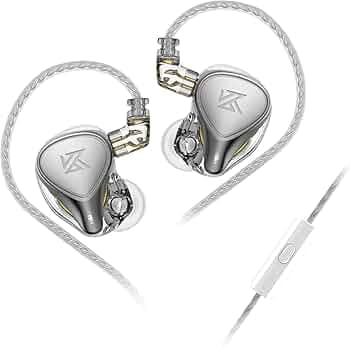 KZ ZEX Pro in Ear Monitor, Electrostatic Driver&Dynamic Driver&Balanced Armature Driver Triple Hybrid Driver HiFi Wried Headphone with Detachable 2 Pi...
