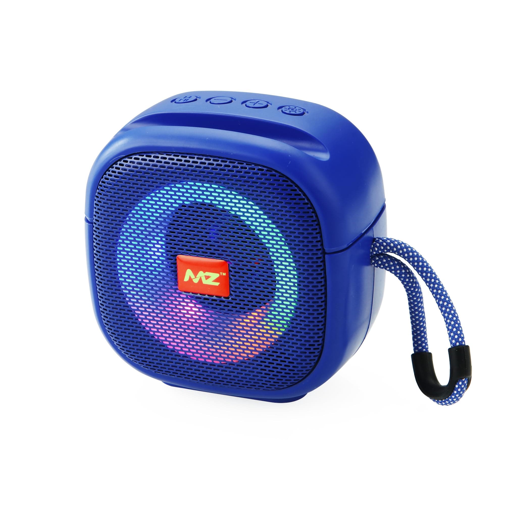 MZ M404SP (Portable Bluetooth Speaker) Dynamic Thunder Sound, in Built RGB Light 5 W Bluetooth Speaker-Blue