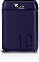 Syska 10000 mAh Li-Polymer P1016B Power Pocket100 Power Bank (Blue)