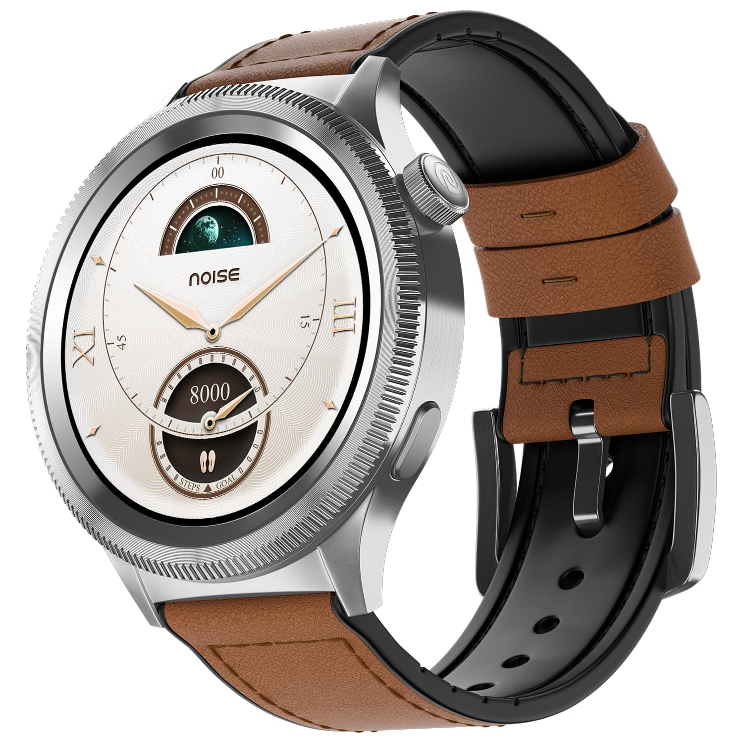 Noise Newly Launched Halo 2 Smart Watch 1st Ever Functional Rotating Dial (Axe-Cut Bezel), 1.43" AMOLED, Stainless Steel Build, Custom Transition Effe...
