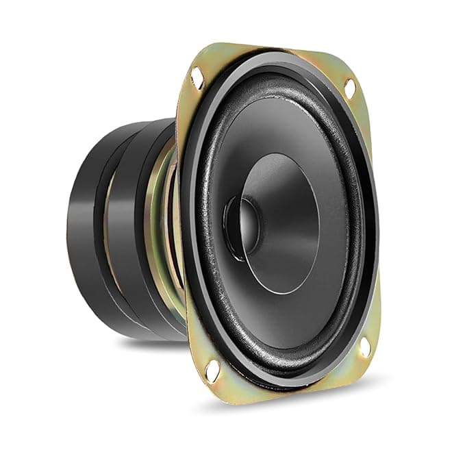 TOYOTONE 3" Inch Full-Range Speaker | Dual Cone | 20W Nominal | 40W Max | 4-Ohms | Copper Coil | 53mm Dual Magnet | High Sensitivity | Ideal for Home ...