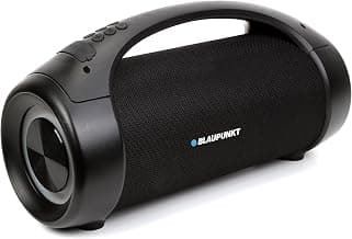 Blaupunkt Atomik BB30 Wireless Bluetooth Party Speaker 50 watts I Powerful Sound and Monstrous Bass I Fast Charging I RGB Lights I 3600mAh Battery I S