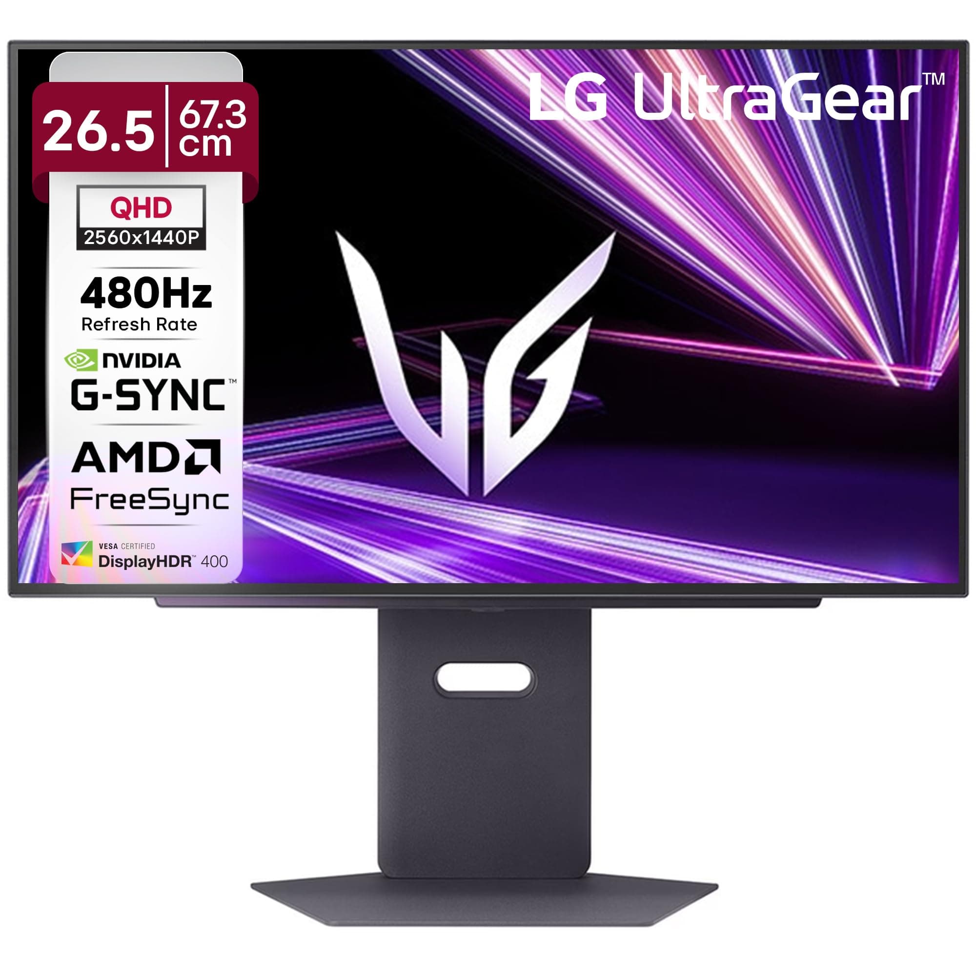 LG 27GX790A-B 27-inch Ultragear OLED Gaming Monitor QHD 1440p 480Hz, 0.03ms, DisplayPort 2.1, True Black 400, NVIDIA G-Sync, AMD FreeSync Premium Pro,...