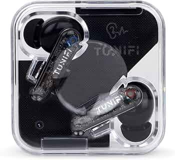 Tunifi Nothing Ear 2 Earbuds with 32Hrs Total Playtime, Bluetooth 5.1 Wireless Headphones, Stereo Audio, Touch Control TWS, with Mic, Type-C Fast Char...