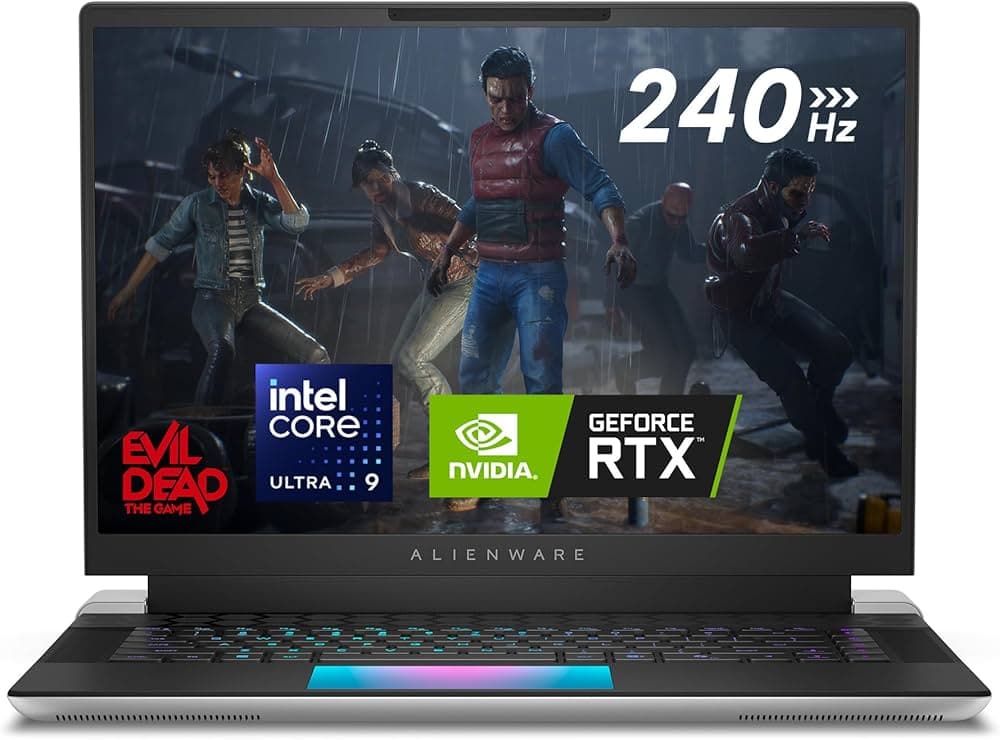 Alienware X16 R2 Gaming Laptop - 16-inch QHD+ 240Hz 3ms Display, Intel Core Ultra 9-185H, 32GB LPDDR5X RAM, 1TB SSD, NVIDIA GeForce RTX 4080 12GB GDDR...
