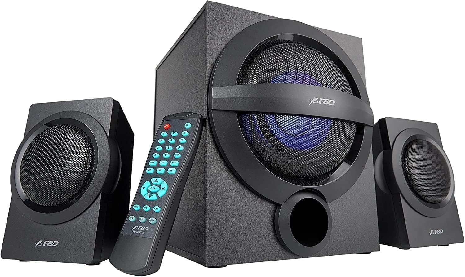 F&D A140X 37 Watt 2.1 Channel Wireless Bluetooth Multimedia Speaker