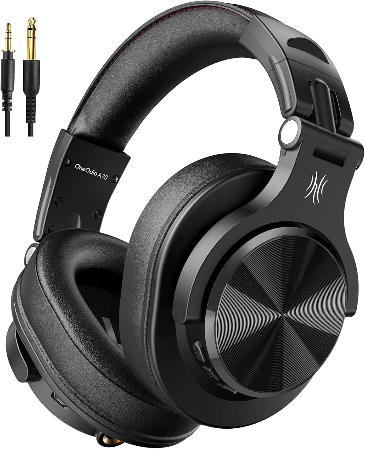 OneOdio A70 Bluetooth Over Ear Headphones, Wireless Headphones w/ 72H Playtime, Hi-Res, 3.5mm/6.35mm Wired Audio Jack for Studio Monitor & Mixing DJ E...