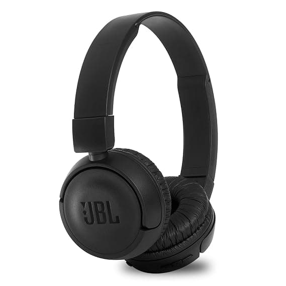 (Renewed) JBL T460BT Extra Bass Wireless On-Ear Headphones with Mic (Black) On-Ear