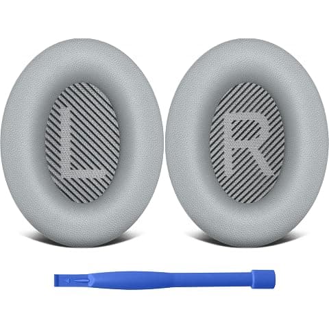 Tobfit for Bose QuietComfort 35 (QC35 II) Replacement Earpads, Soft Replacement Ear Pads Cushions for Bose QC35 QC25 QC15 QC2/ Ae2 Ae2i Ae2w/ Sound Link/Sound True