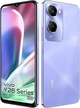 vivo Y28s 5G (Twinkling Purple, 4GB RAM, 128GB Storage) with No Cost EMI/Additional Exchange Offers