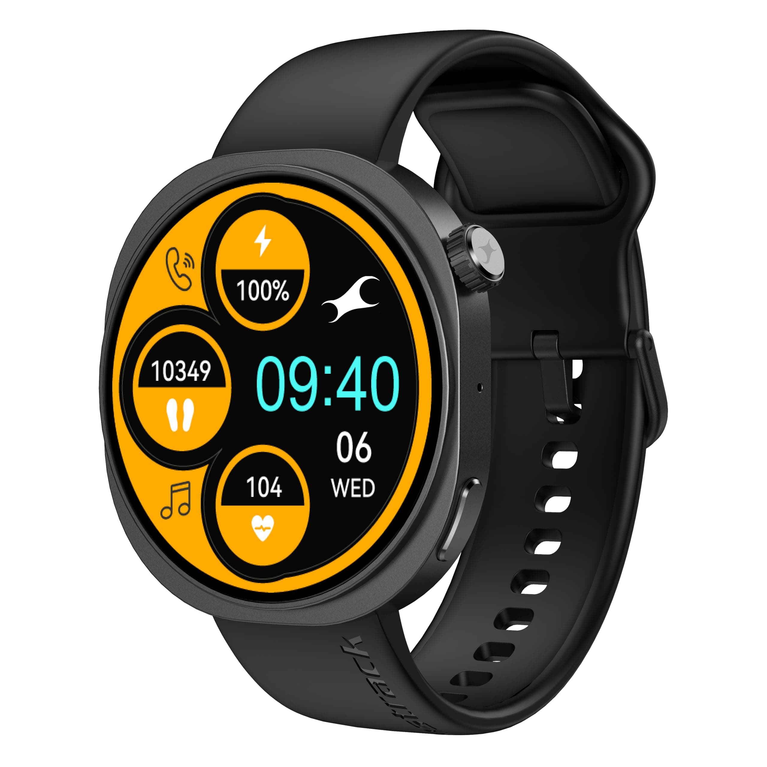 Fastrack Revoltt FR3 Pro Smartwatch with 1.43 AMOLED Display,Dynamic 60Hz Refresh,Nitrofast Charging, HRM, SpO2, Sleep,Multiple Menu Style,Functional ...