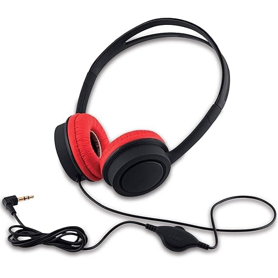 iBall Star Wired Over The Ear Headphone Without Mic (Black and Red) On-Ear