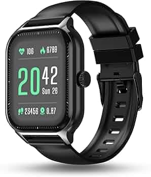 Pebble Elevate 1.99" (5.05 cm) Infinite Display, BT Calling, Health Suite, Multi Sports Mode, Multiple Watch Faces, AI Voice Assistance, Sleep Monitor...