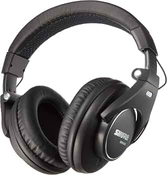 Shure Srh840 Reference Studio Headphones - Over Ear, Black