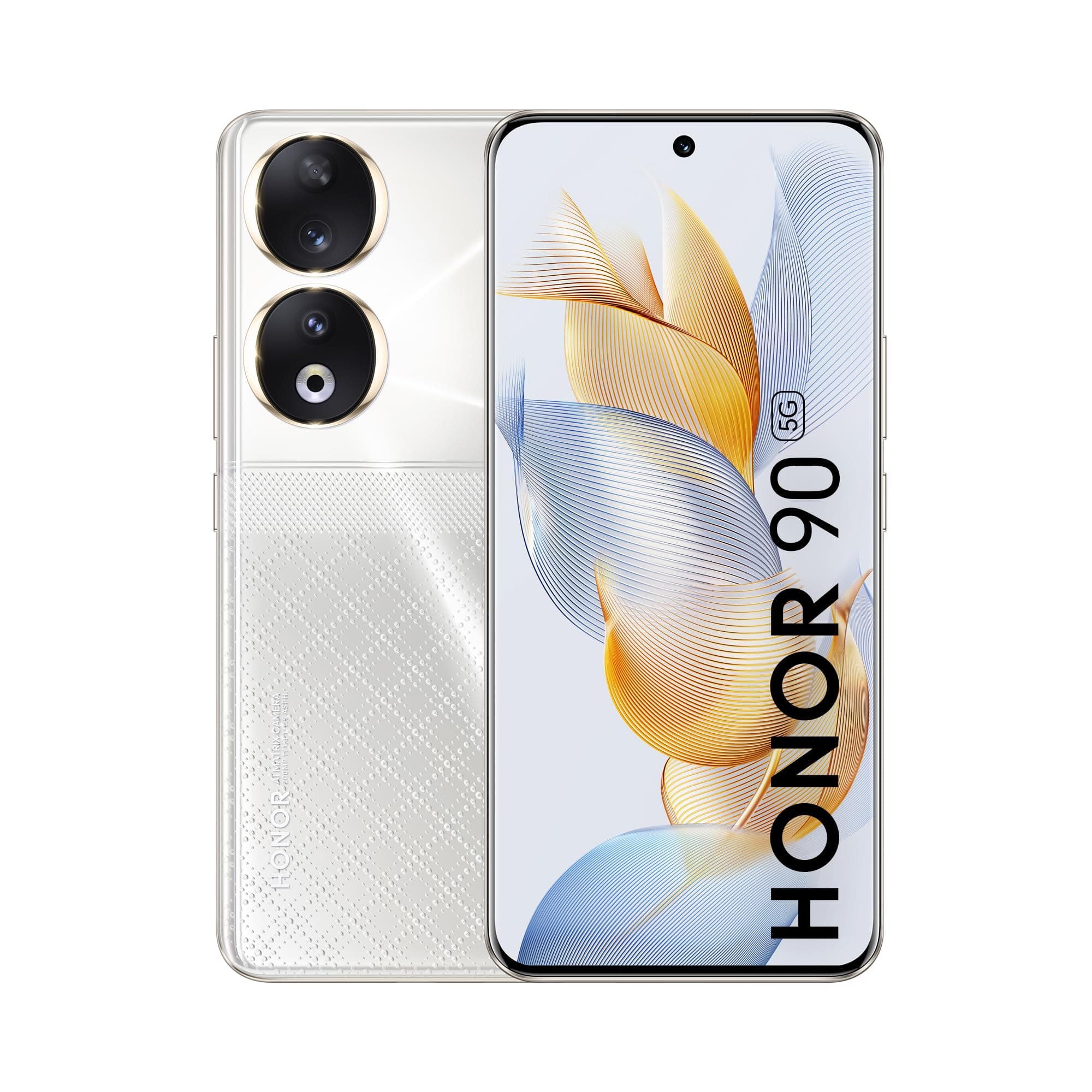 HONOR 90 (Diamond Silver, 8GB + 256GB) | India's First Eye Risk-Free Display | 200MP Main & 50MP Selfie Camera | Segment First Quad-Curved AMOLED Scre...