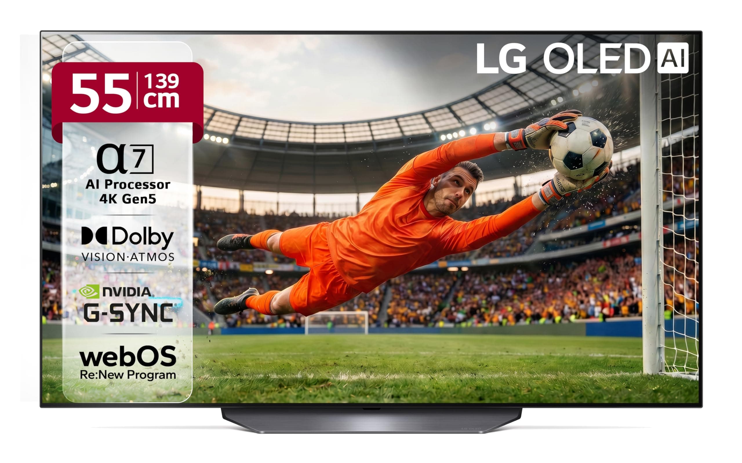 LG B2 139 cm (55 Inches) 4K Ultra HD Smart OLED TV OLED55B2PSA (Black) (2022 Model)