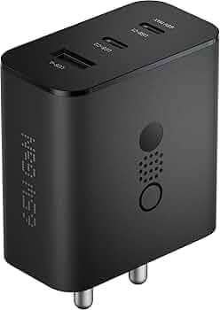CMF Original 65W Gan Nothing Charger 3-in-1 Type C Fast Charging Wall Adapter, USB C Charger Block for Nothing Phone 2a/Phone 2/Phone 1, Support Other...