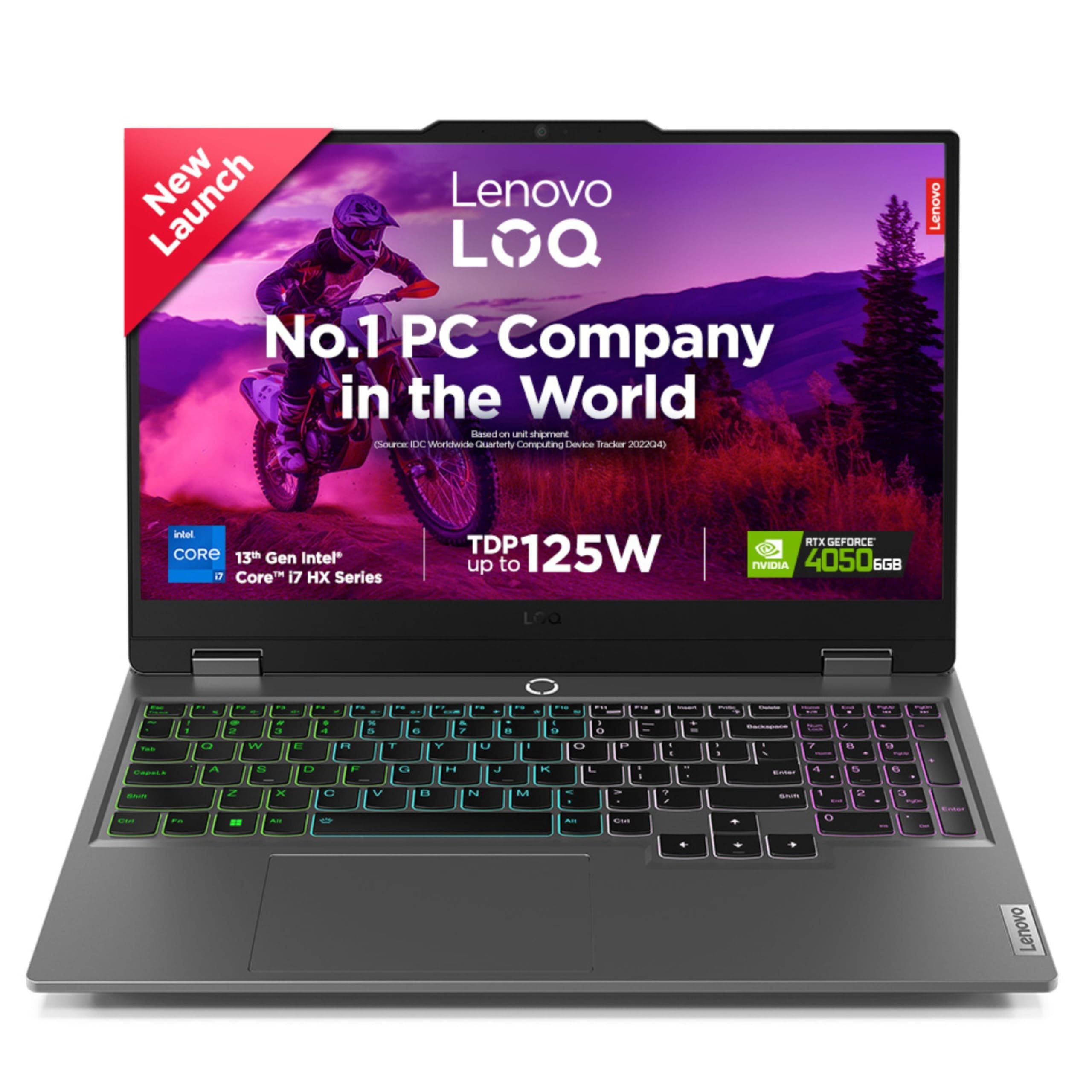Lenovo LOQ Intel Core i7-13550HX 15.6" (39.6cm) 144Hz 300Nits FHD Gaming Laptop (16GB/1TB SSD/Win 11/NVDIA RTX 4050 6GB Graphics/100% sRGB/Office 21/3...