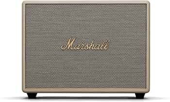Marshall Woburn III 120W Premium Home Wireless Speaker with Bluetooth 5.2 and Multiple Inputs - Enjoy signature Marshall sound| Cream, Wi-Fi