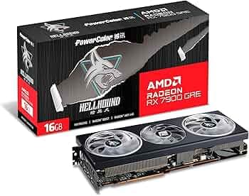 PowerColor Hellhound AMD Radeon RX 7900 GRE Graphics Card 16GB GDDR6