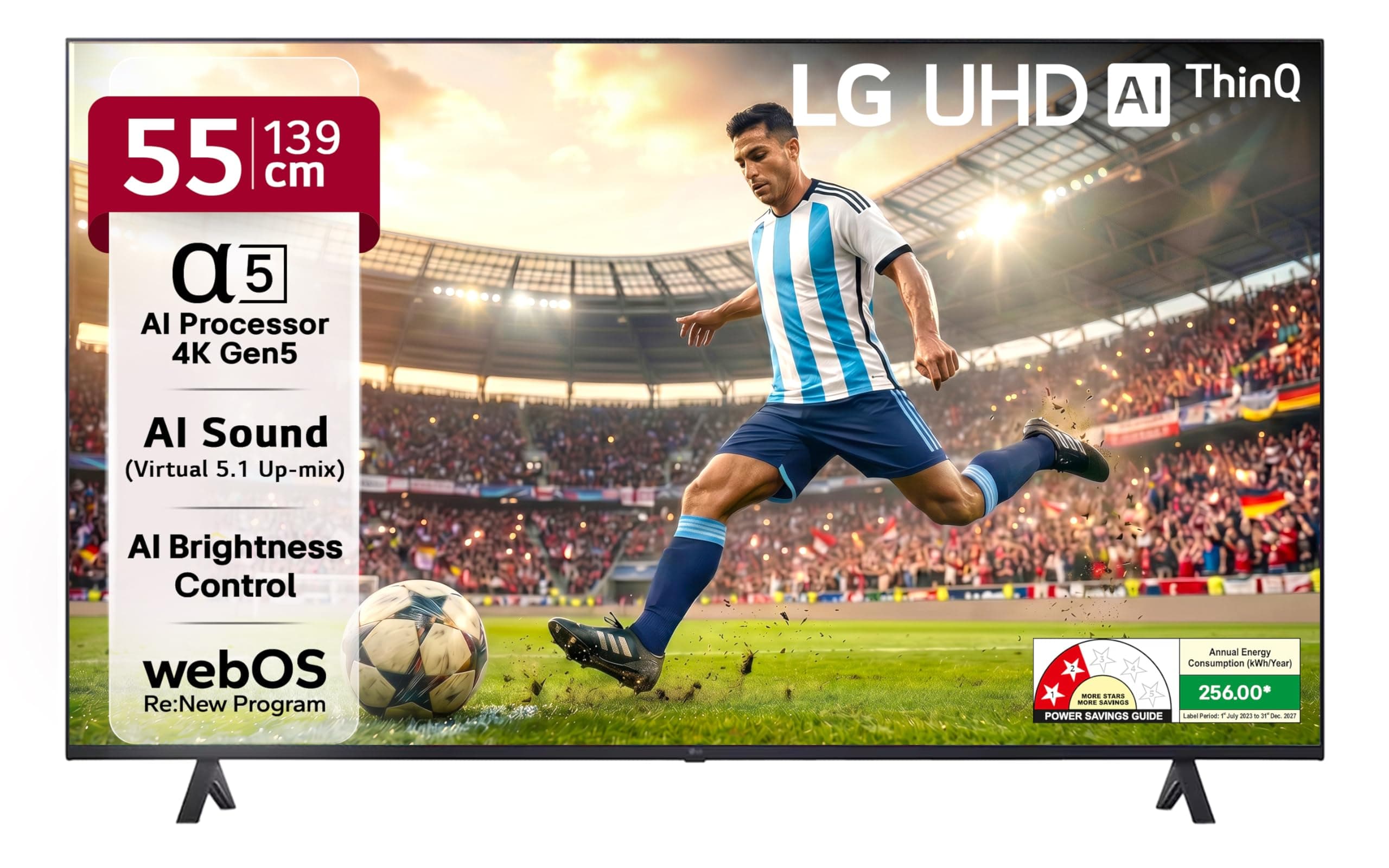 LG 139 cm (55 inches) 4K Ultra HD Smart LED TV 55UQ7500PSF (Ceramic Black)