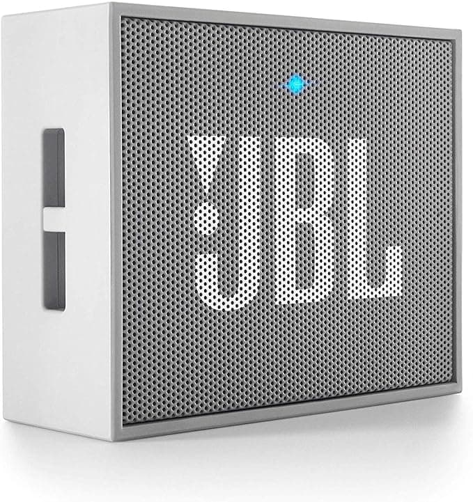 (RENEWED) JBL GO Portable Wireless Bluetooth Speaker with Mic (Gray) Speakers